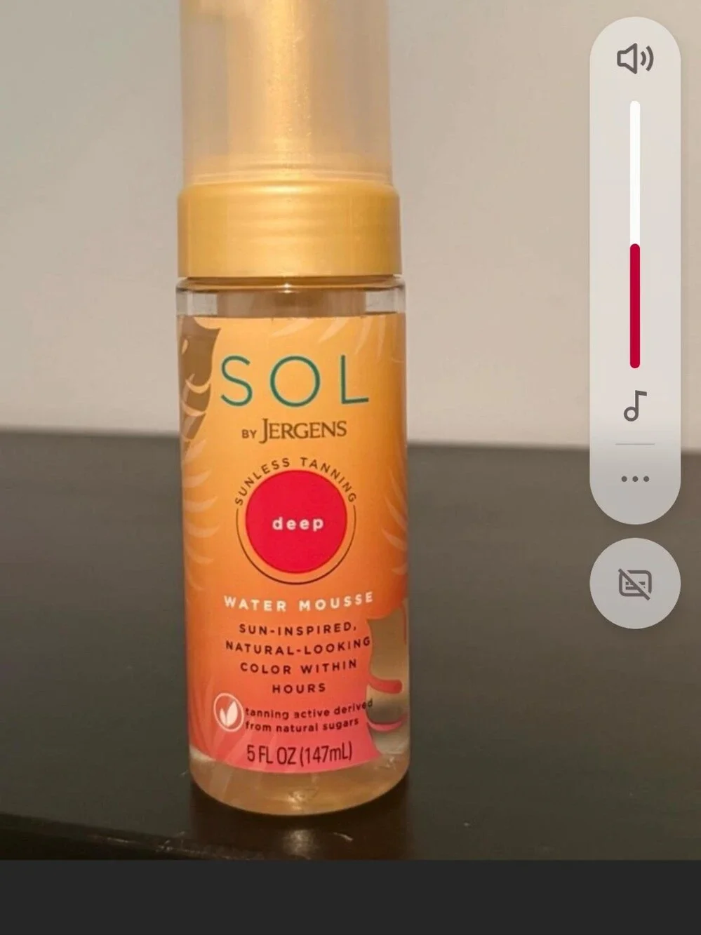 SOL by Jergens Deep Water Mousse Sunscreen - Golden Tan